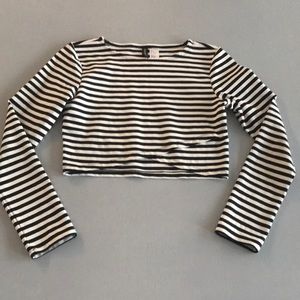 Striped crop top